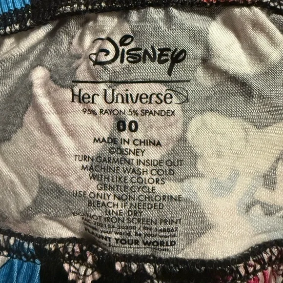 Torrid Her Universe Disney Alice In Wonderland Tea Party Romper - Picture 6 of 7